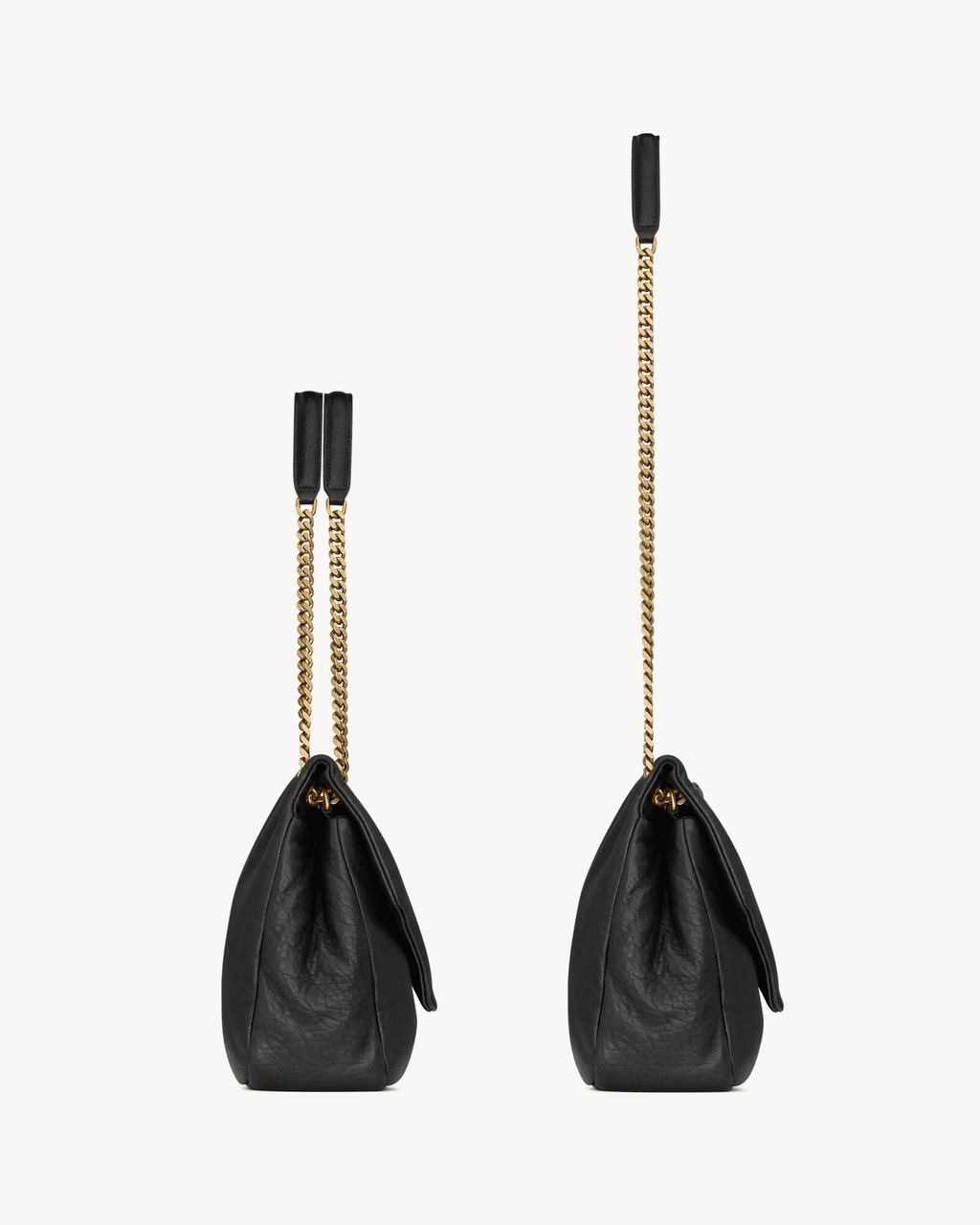 Saint Laurent Calypso large in grained lambskin
