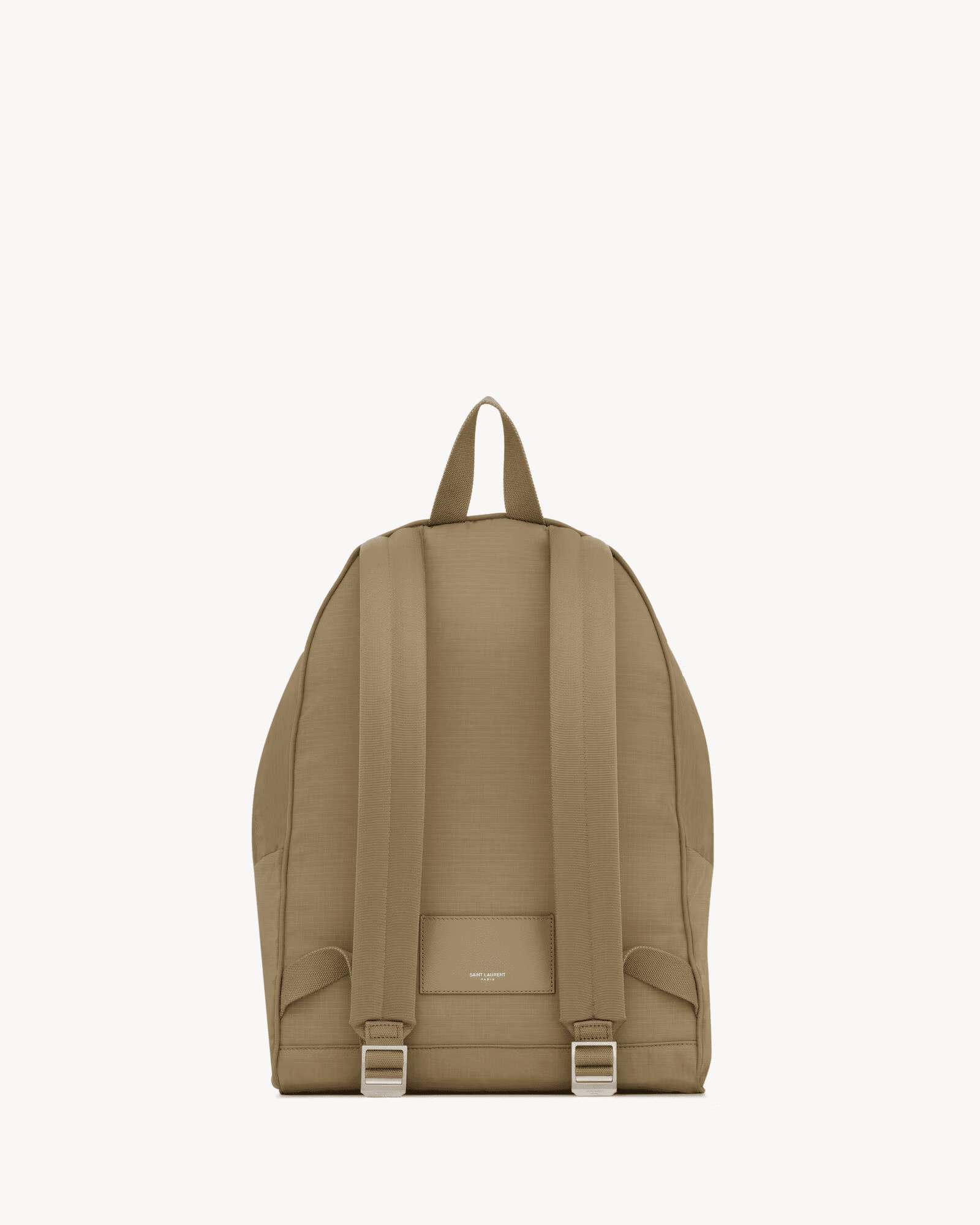 Saint Laurent CITY backpack in nylon ripstop and leather