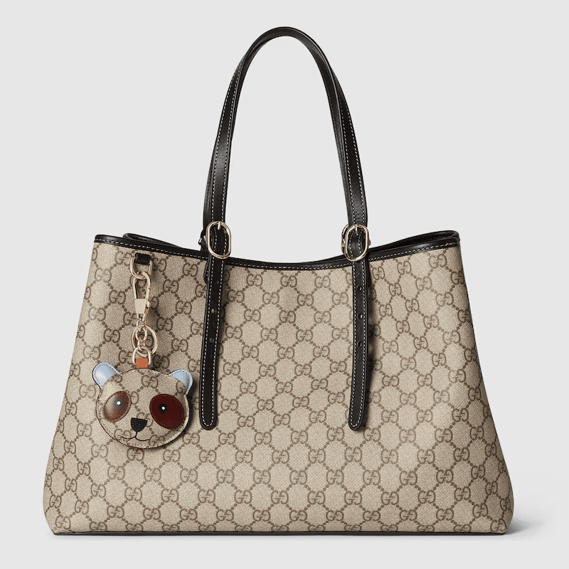 GUCCI EMBLEM LARGE TOTE BAG