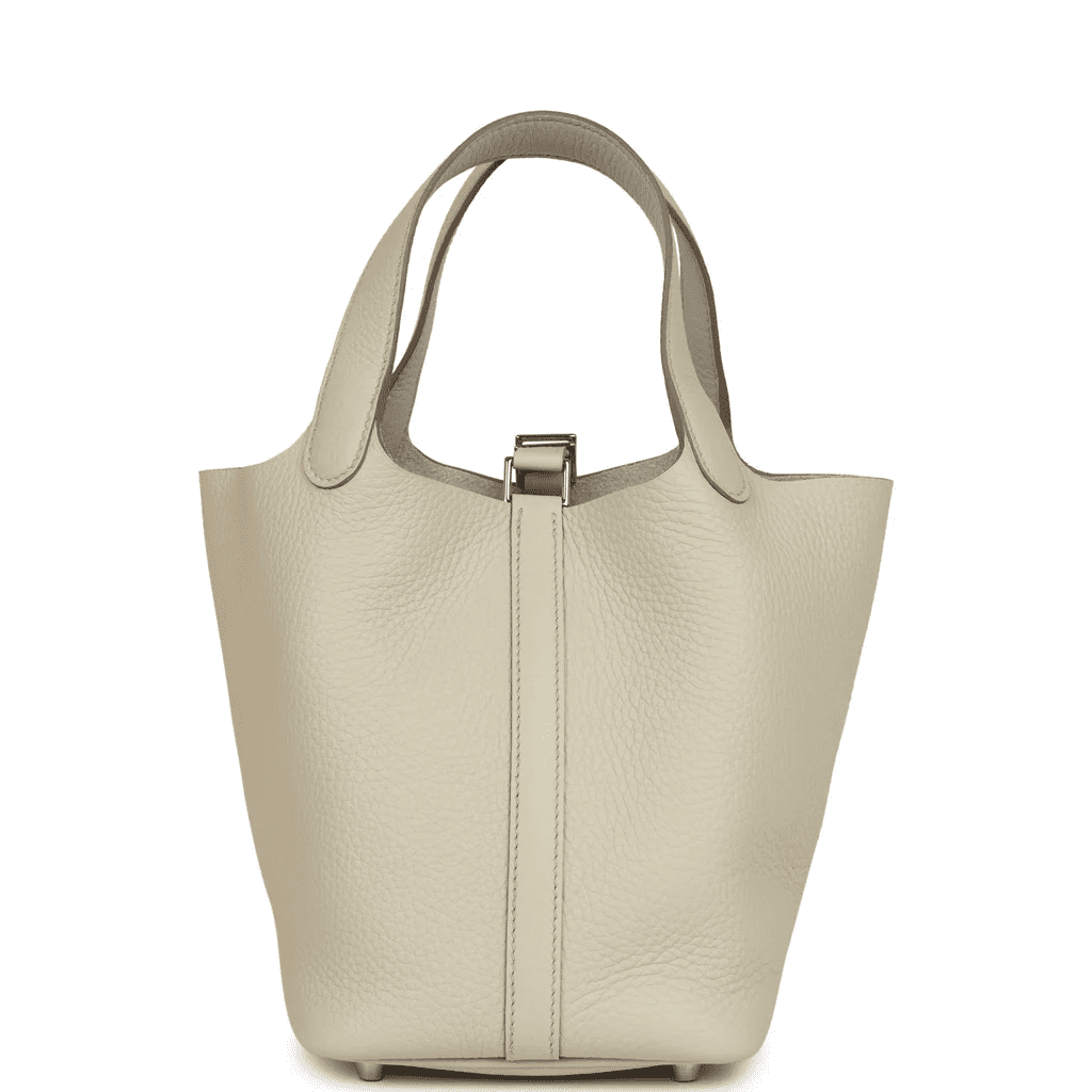 Hermès Picotin Lock 18 Beton Clemence Palladium Hardware