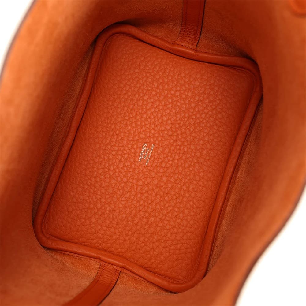 Hermès Picotin Lock 18 Orange Clemence Gold Hardware