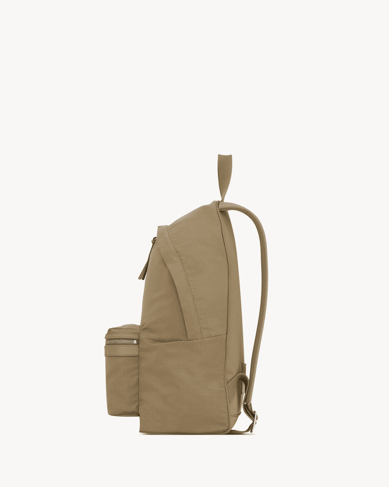 Saint Laurent CITY backpack in nylon ripstop and leather
