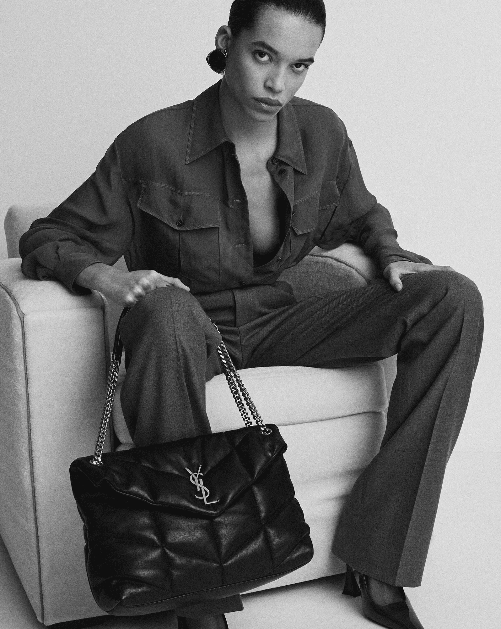 Saint Laurent PUFFER MEDIUM in Nappa leather