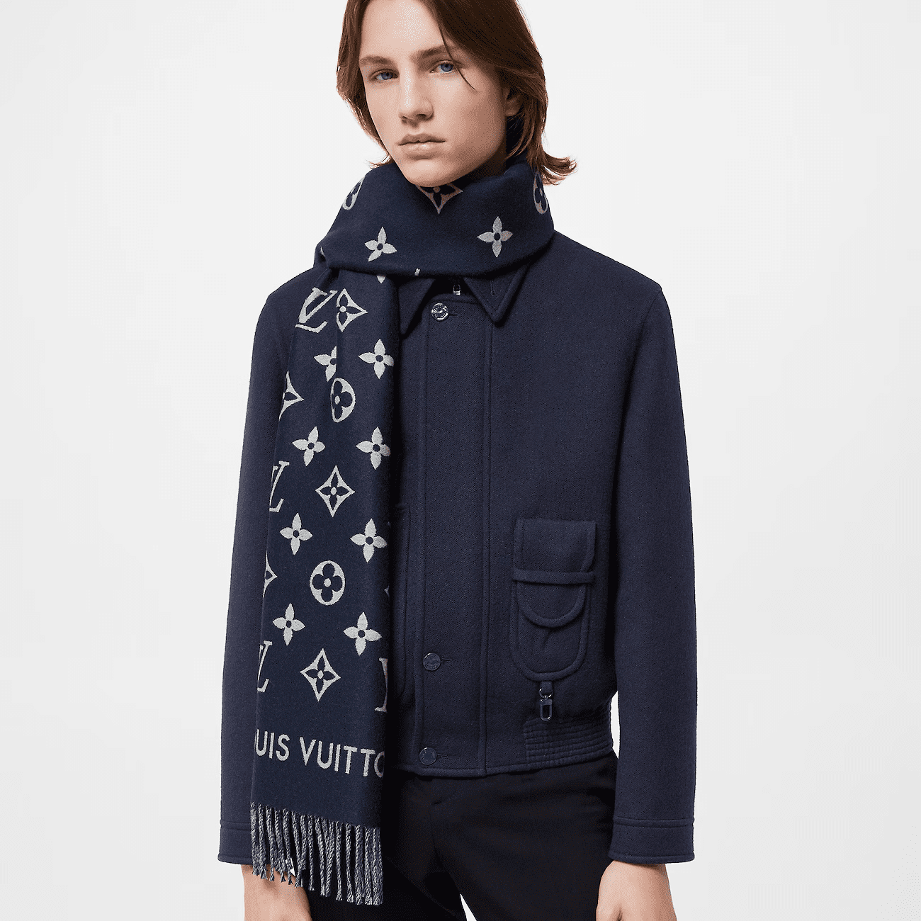 Louis Vuitton M79130 ALL ABOUT Monogram Scarf