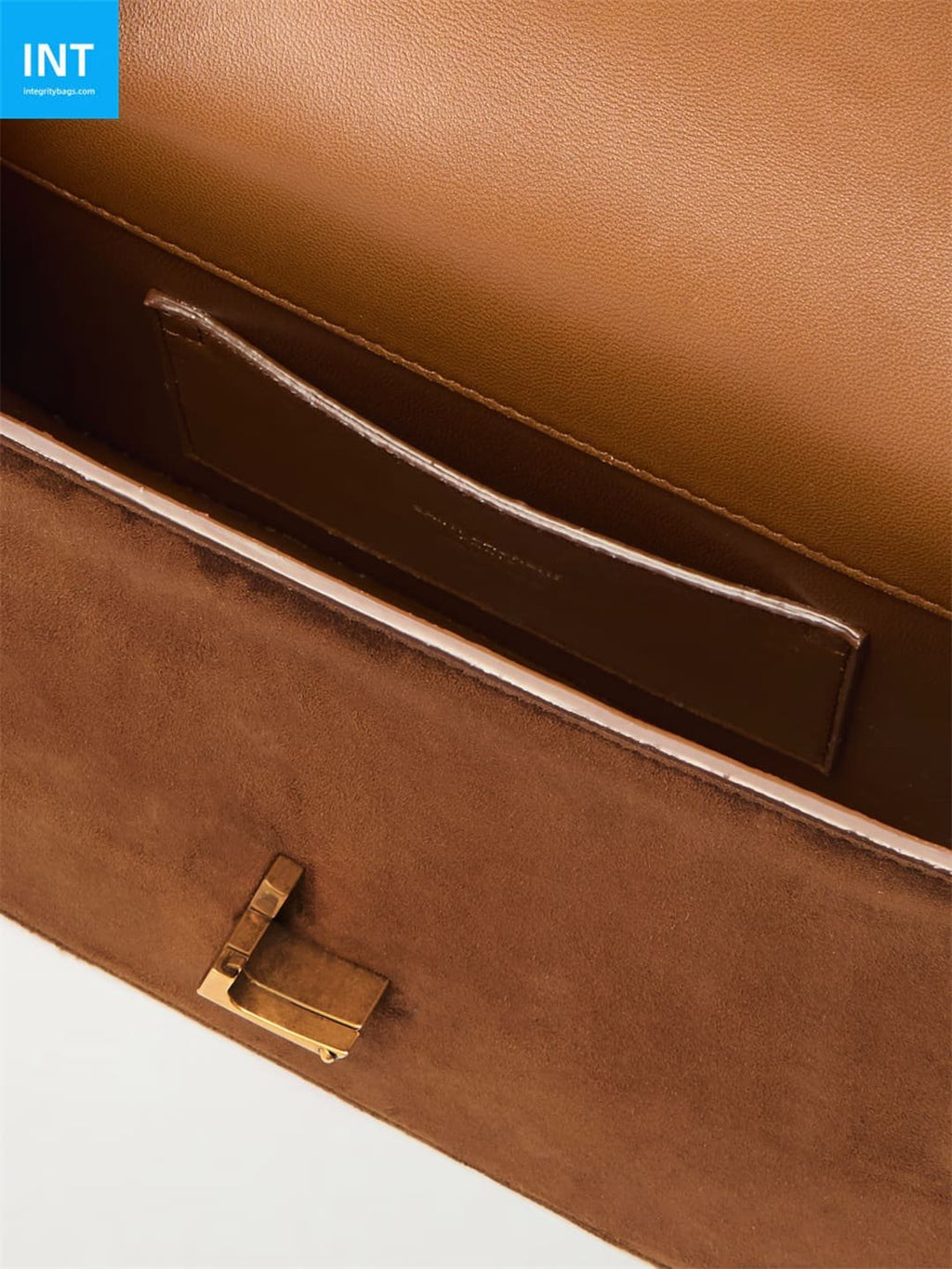 SAINT LAURENT Solferino medium suede shoulder bag