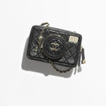 CHANEL CAMERA BAG Lambskin Black