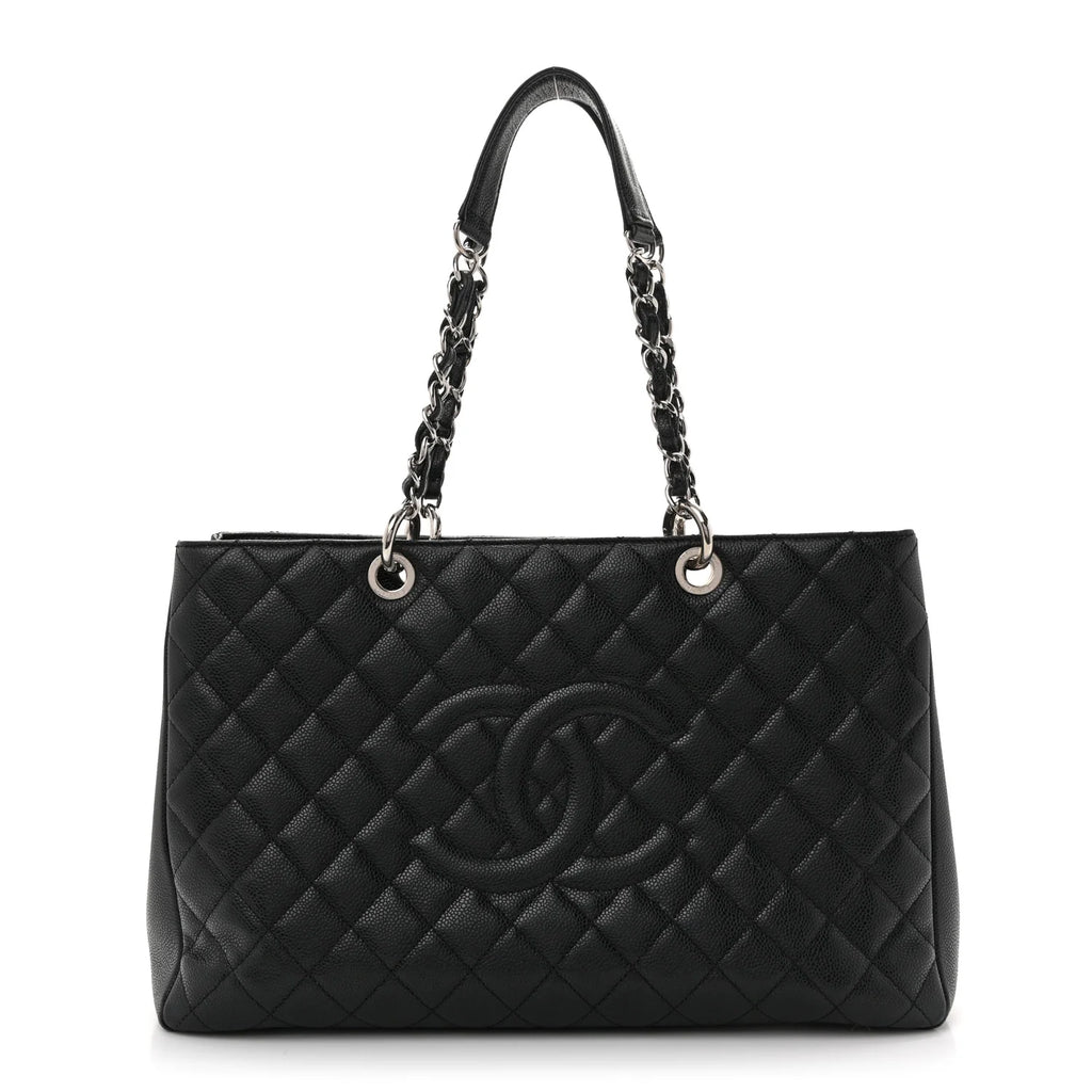 Chanel Grand Shopping Tote Black Caviar Leather