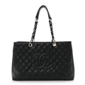 Chanel Grand Shopping Tote Black Caviar Leather
