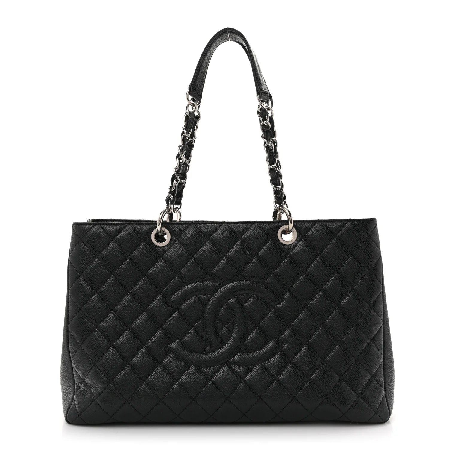 Chanel Grand Shopping Tote Black Caviar Leather