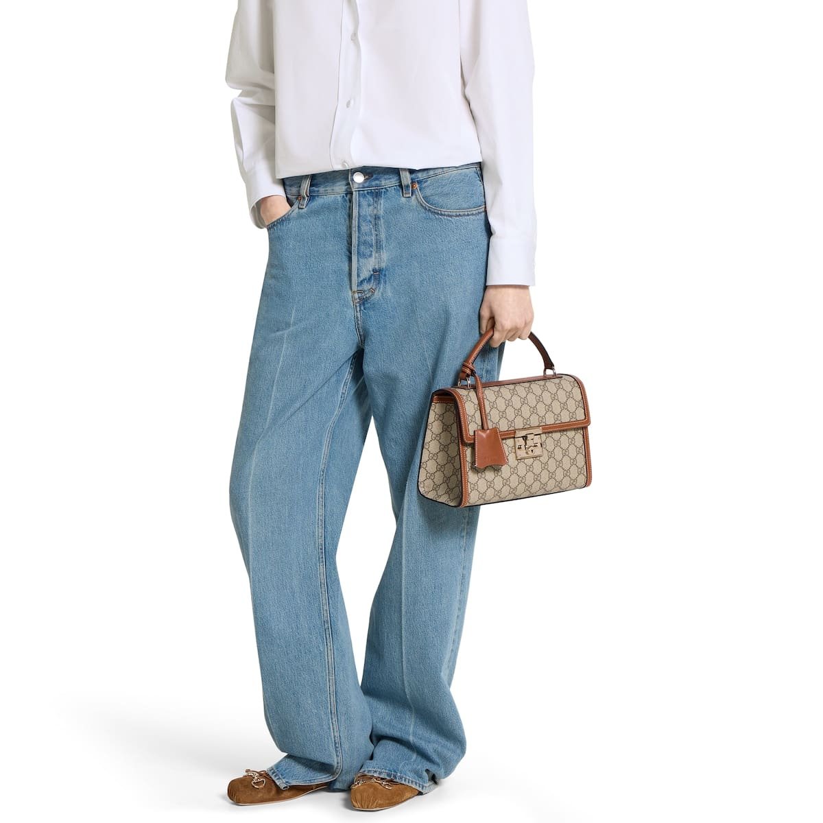 Gucci Padlock medium top handle bag