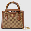 Gucci Diana crystals small tote bag