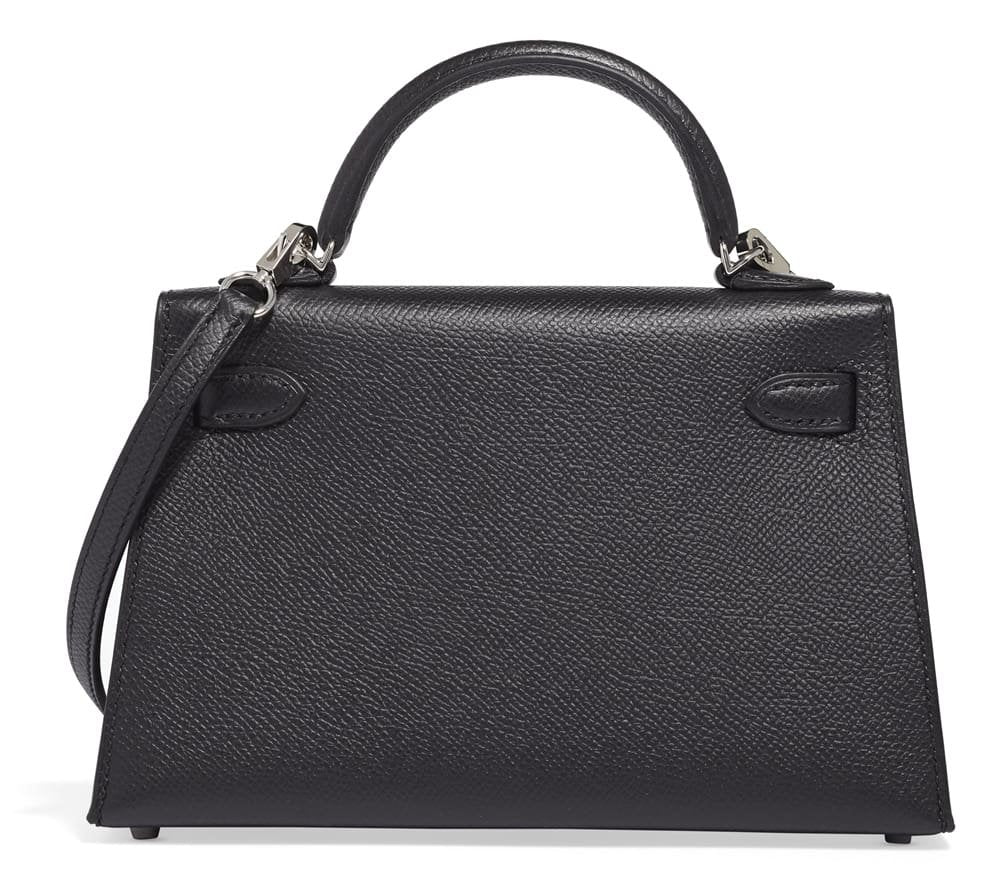 Hermès Kelly Touch Mini Lizard, Veau Madame Black Palladium Hardware