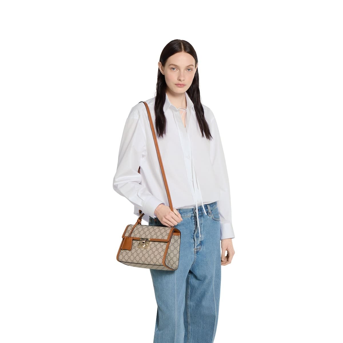 Gucci Padlock medium top handle bag