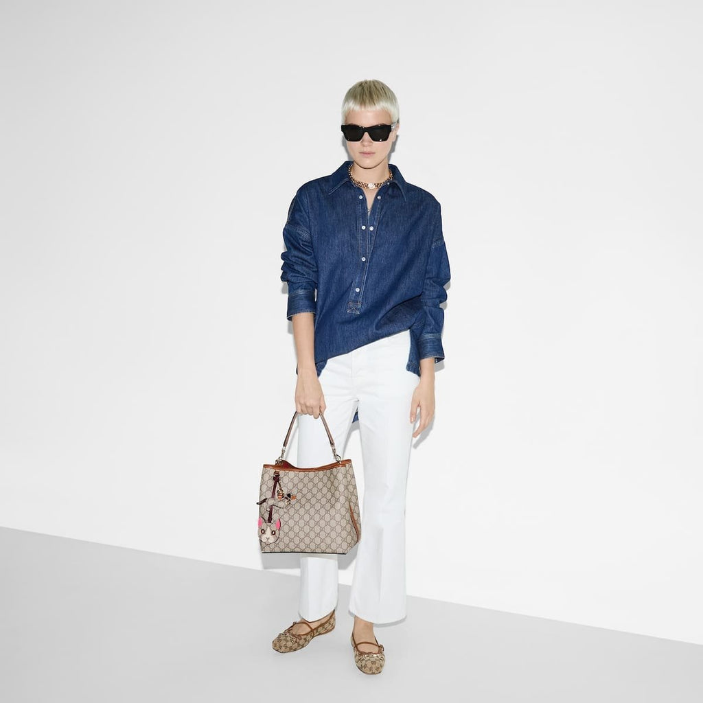 Gucci Emblem medium bucket bag