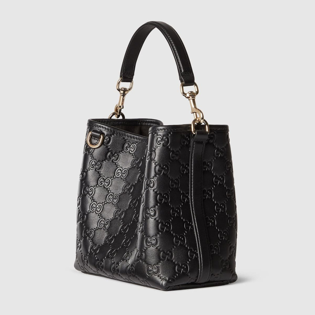 Gucci Emblem small bucket bag