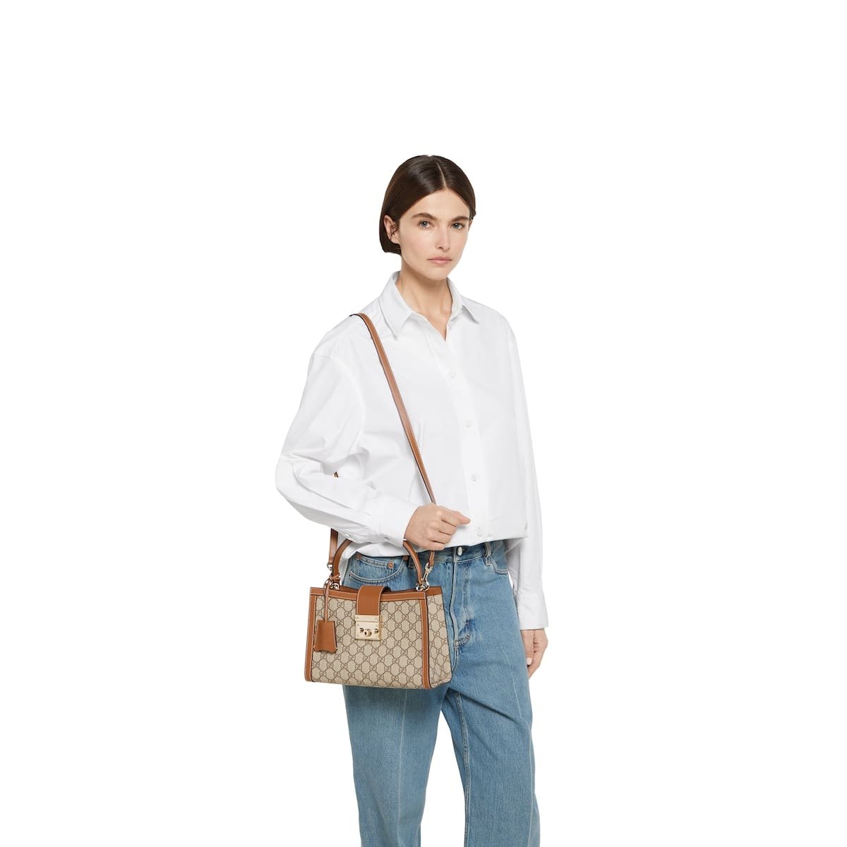 Gucci Padlock medium top handle bag