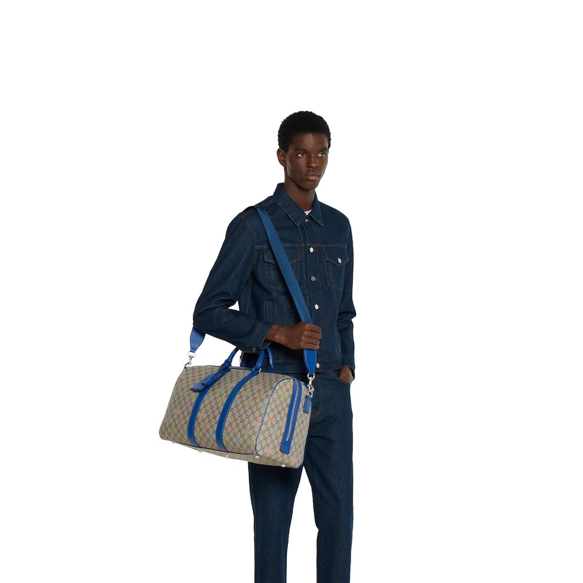 Gucci multicolor medium duffle bag