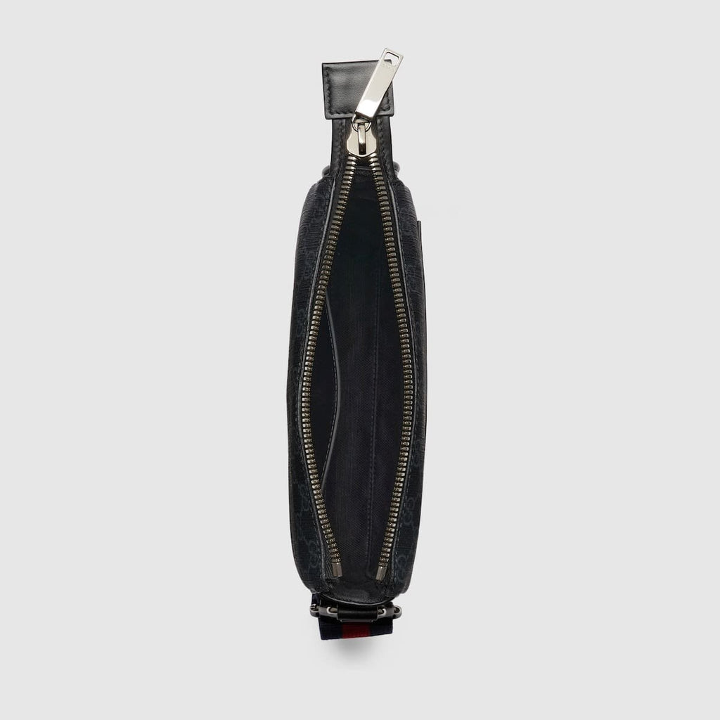 GG Black small messenger bag