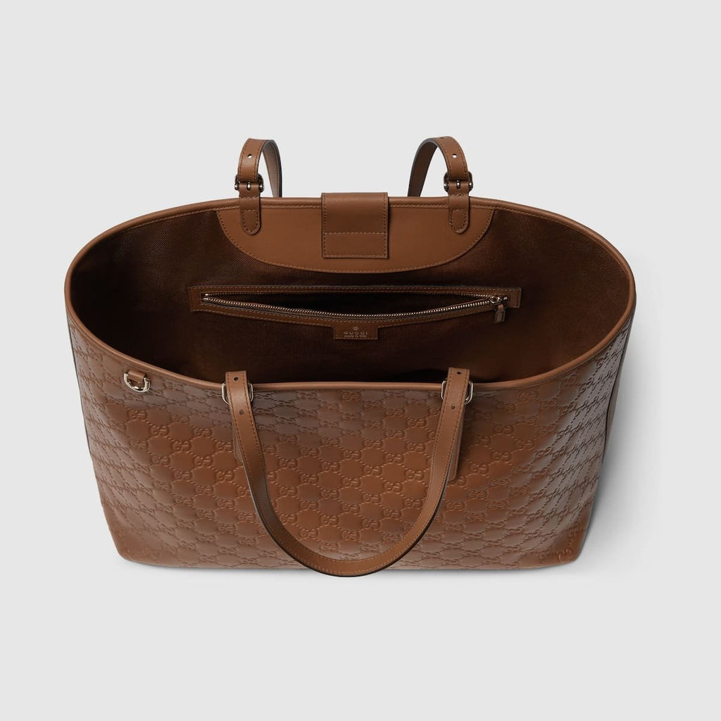 Gucci Emblem large tote bag