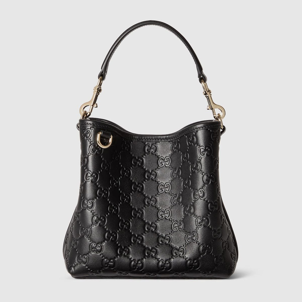 Gucci Emblem small bucket bag