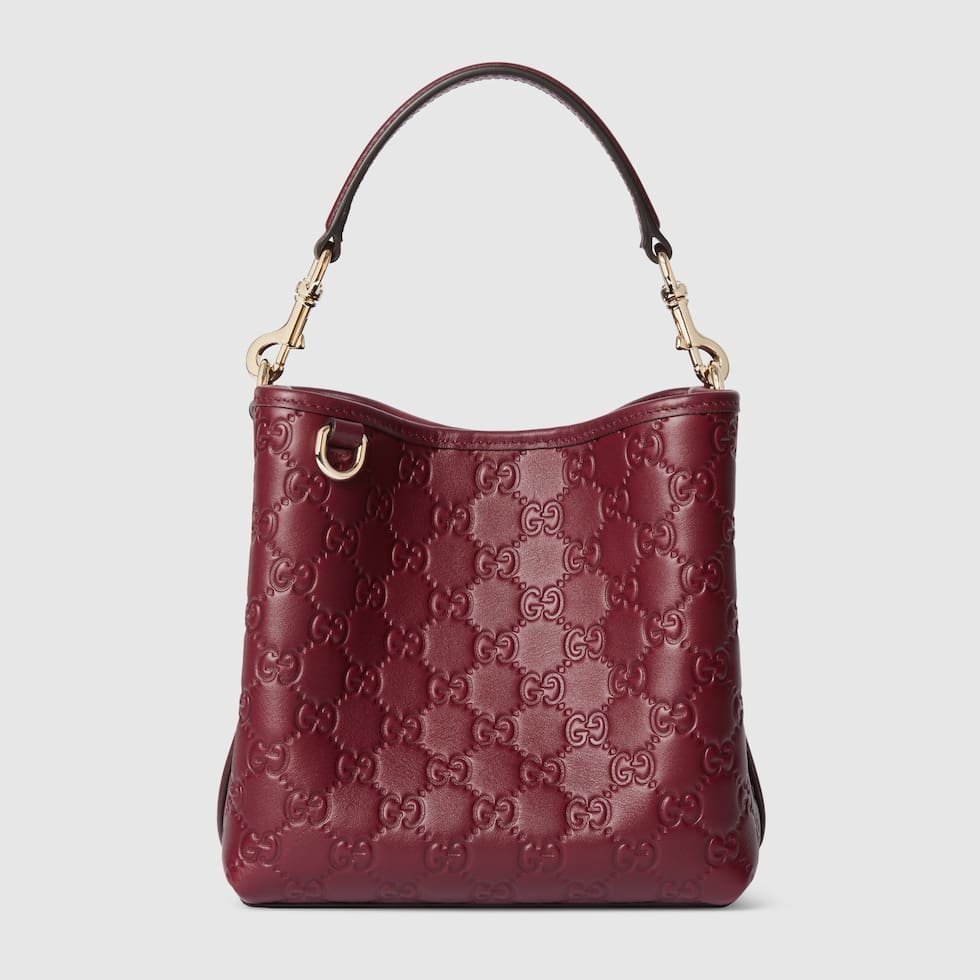 Gucci Emblem small bucket bag