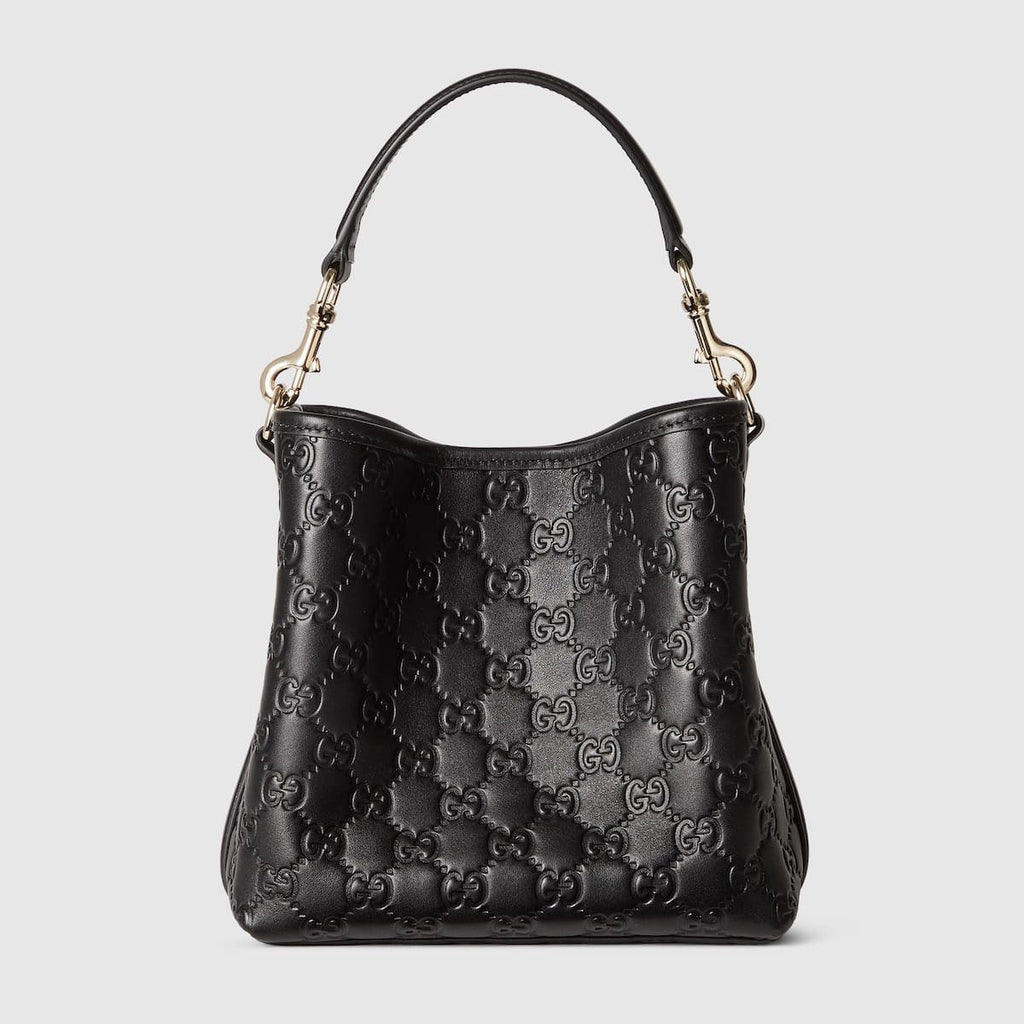 Gucci Emblem small bucket bag
