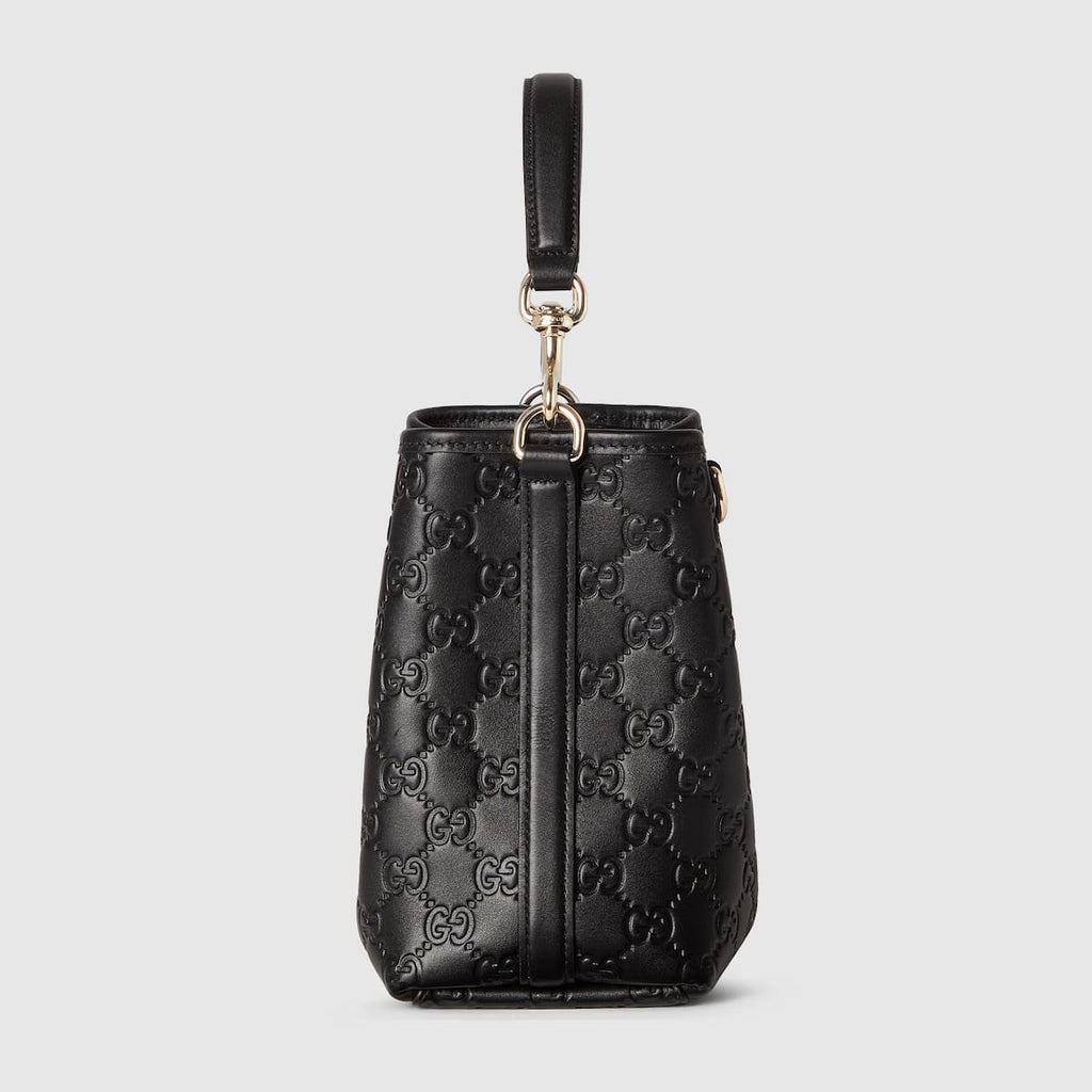 Gucci Emblem small bucket bag