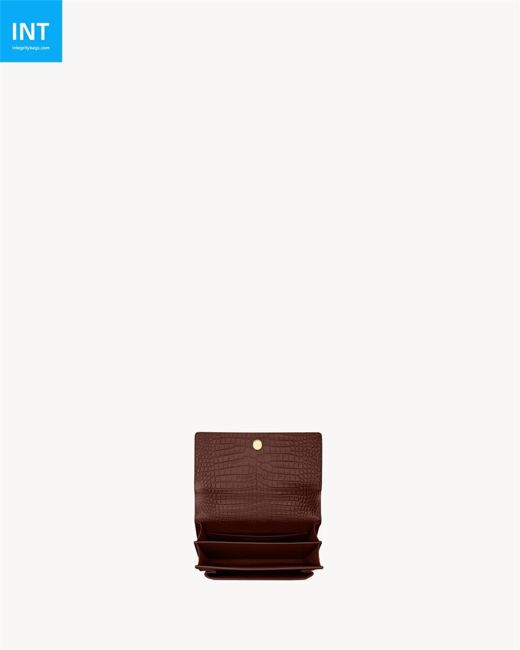 Saint Laurent SUNSET MEDIUM IN CROCODILE-EMBOSSED LEATHER