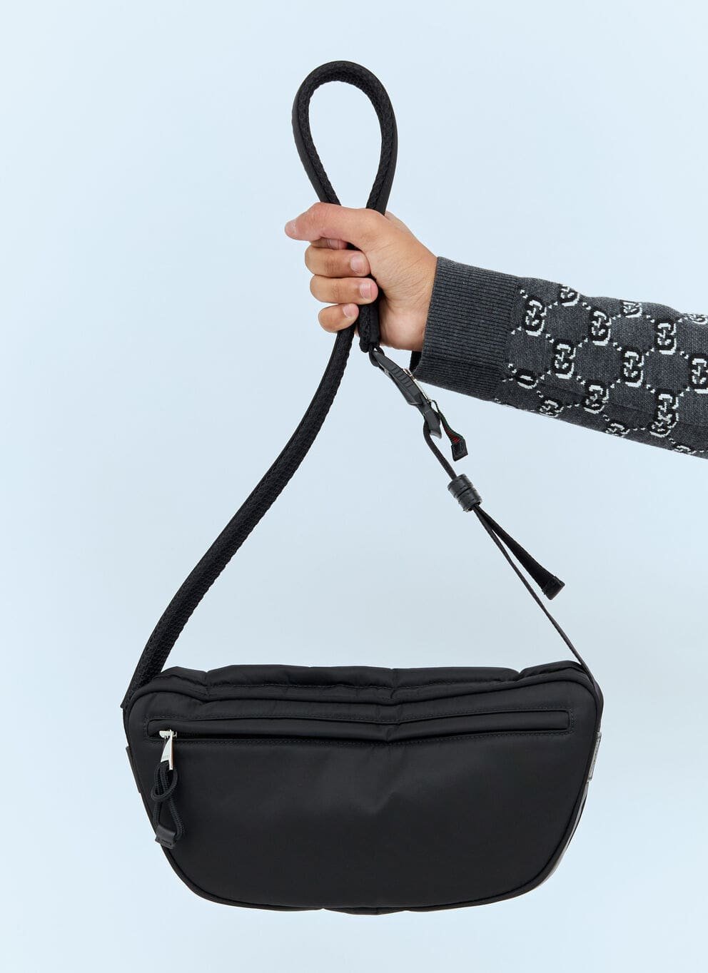 Gucci Embossed Logo Small Crossbody Bag