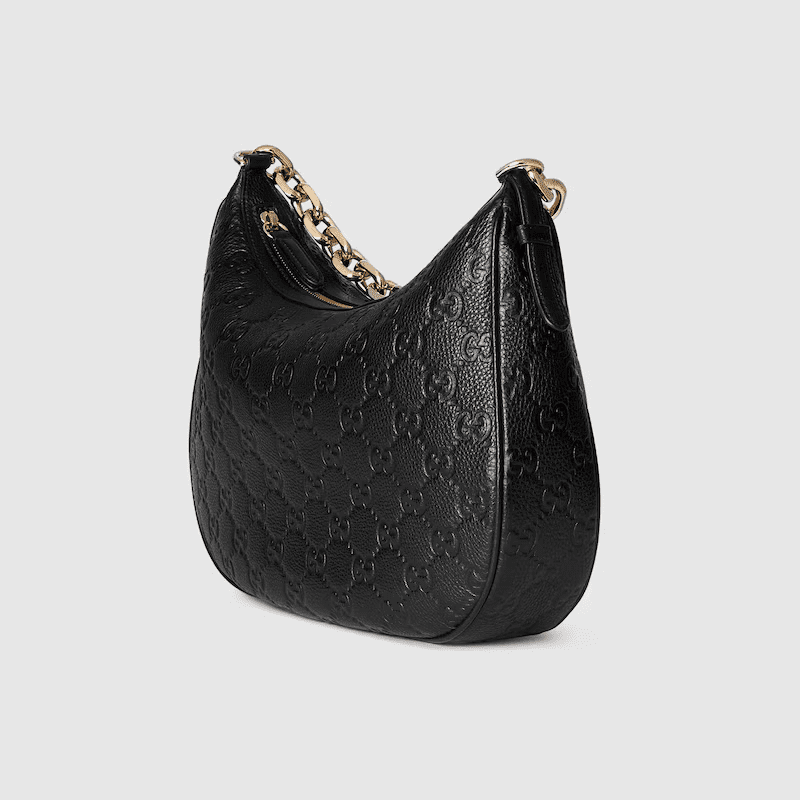GG EMBLEM LARGE SHOULDER BAG