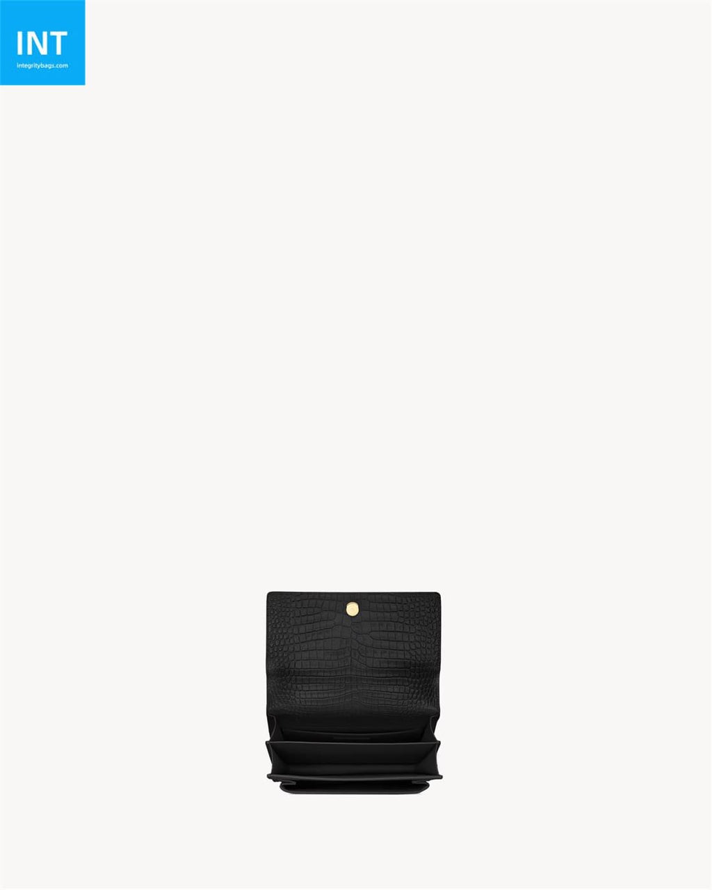 Saint Laurent SUNSET MEDIUM IN CROCODILE-EMBOSSED LEATHER