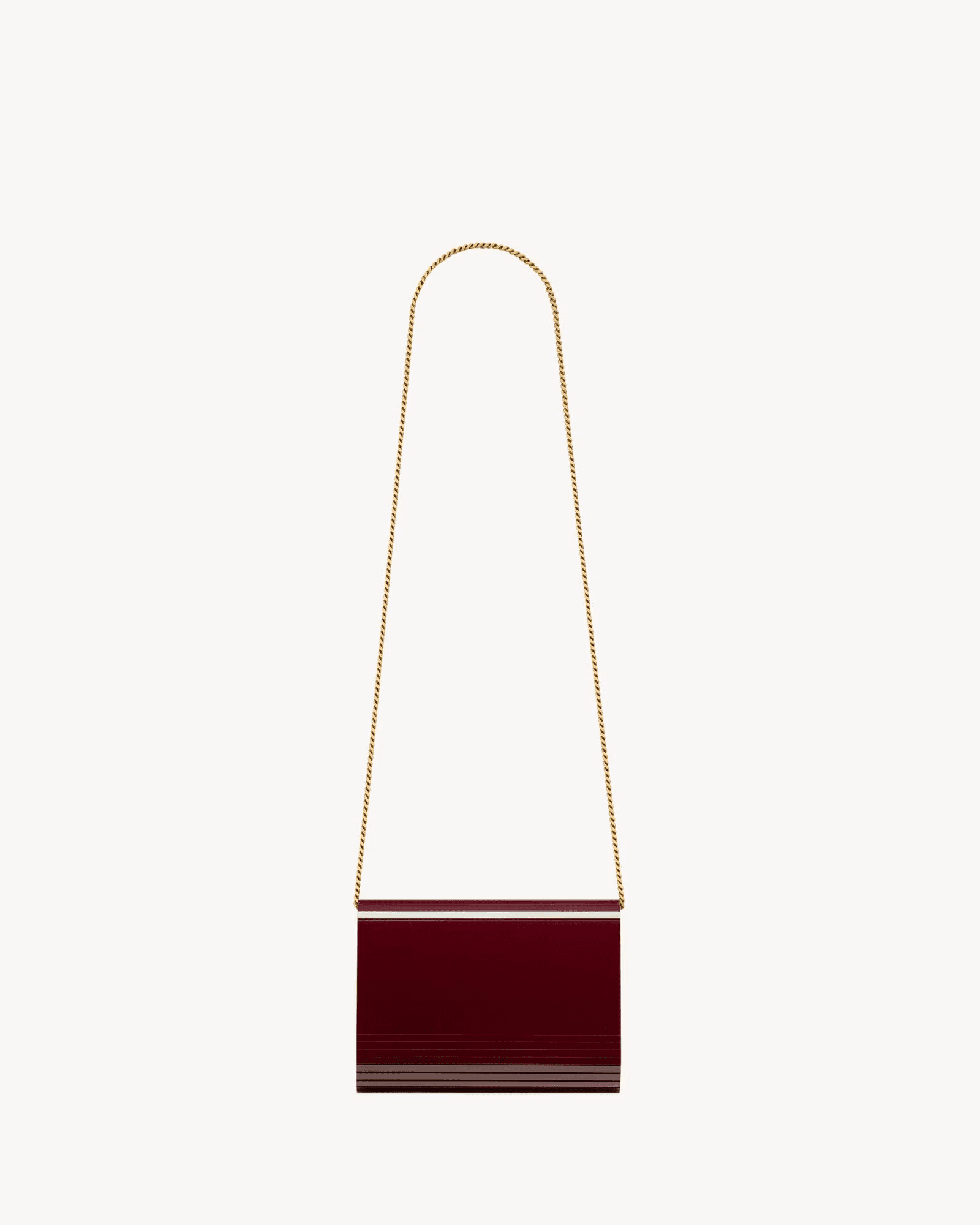 Saint Laurent VICKY MINAUDIÈRE in PLEXIGLAS