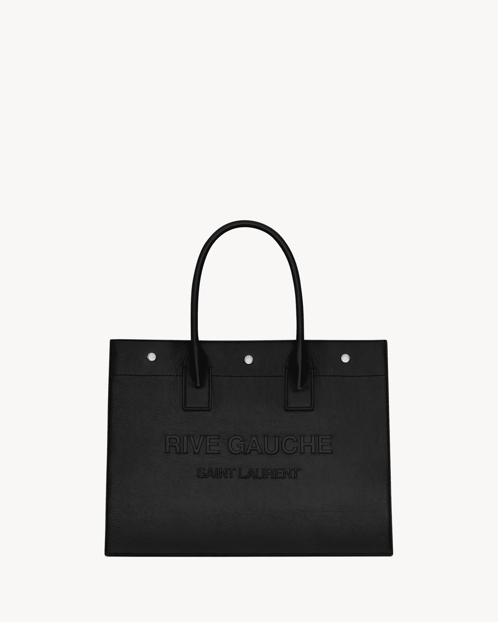 Saint Laurent Rive Gauche small tote bag in smooth leather