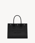 Saint Laurent Rive Gauche small tote bag in smooth leather