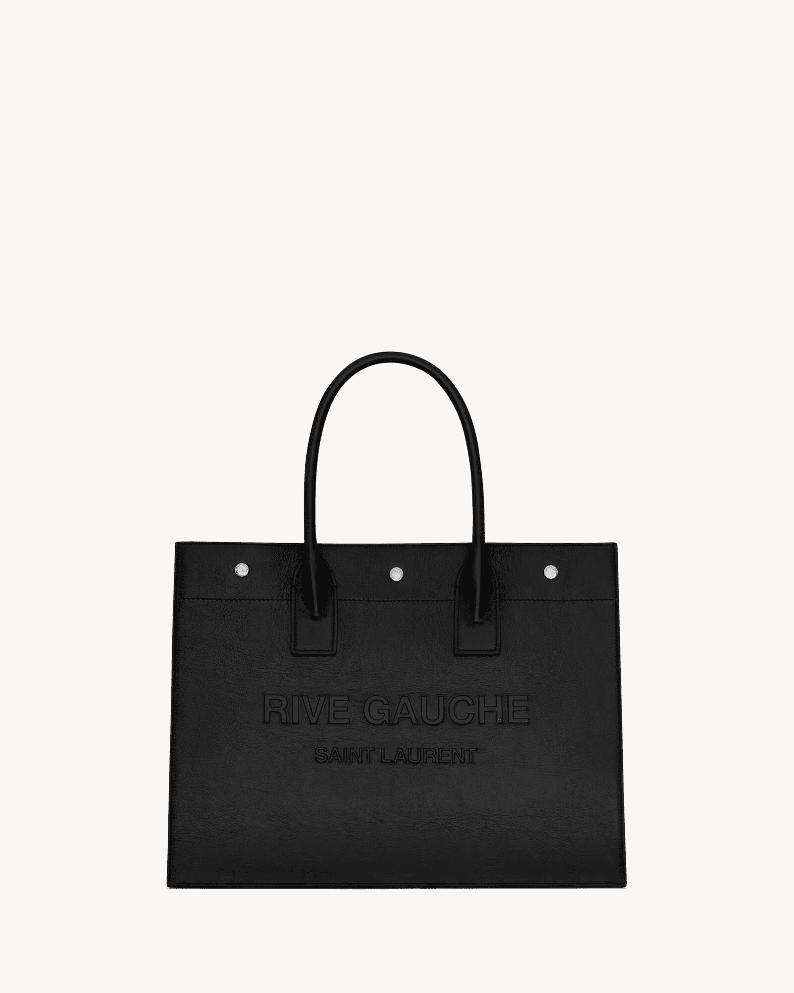 Saint Laurent Rive Gauche small tote bag in smooth leather