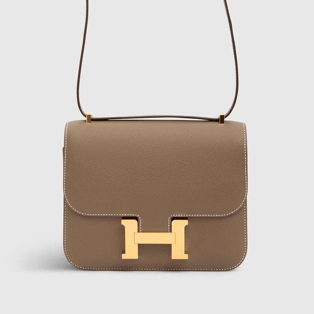 Hermès Constance 18 Epsom Etoupe Gold Hardware