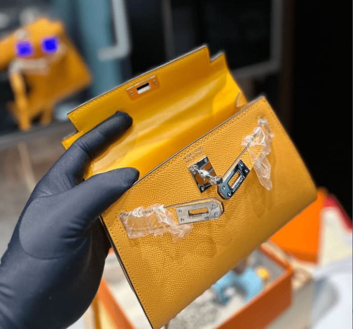 Hermès Amber EPSOM Calfskin Mini Kelly 20cm
