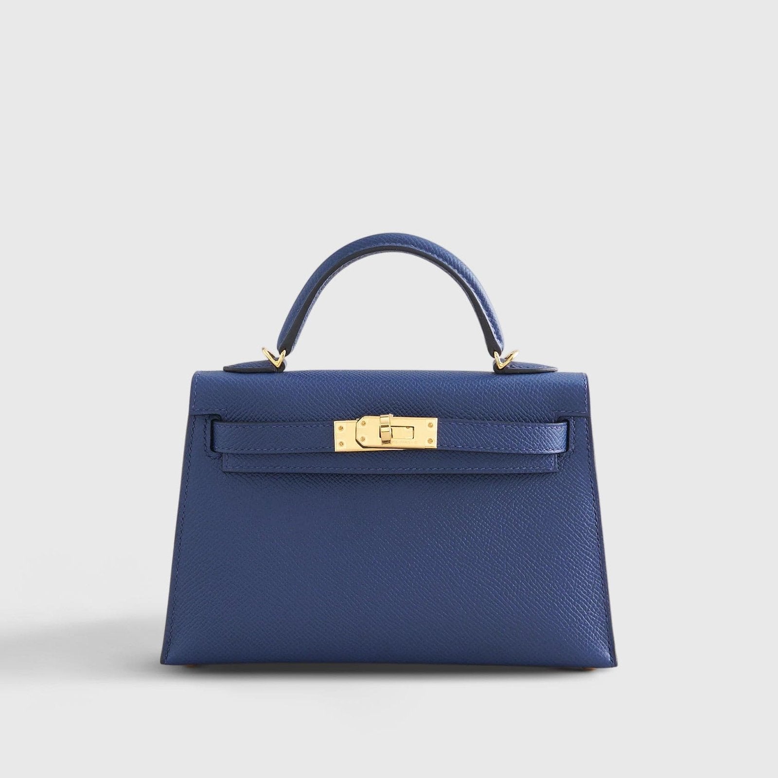 Hermès Kelly Mini Epsom Blue Navy Gold Hardware