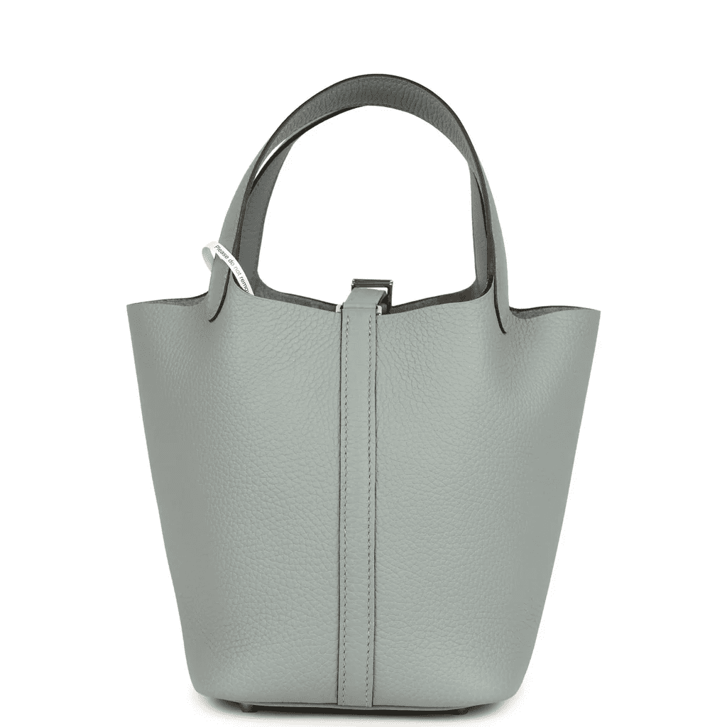 Hermès Picotin Lock 18 Gris Pantin Clemence Gold Hardware