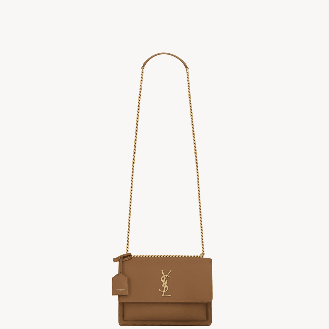 Saint Laurent SUNSET medium IN SMOOTH LEATHER