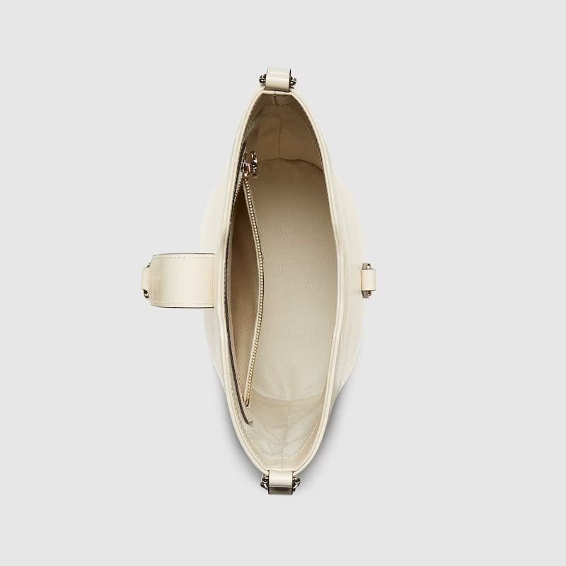 GUCCI MINI BUCKET SHOULDER BAG(WHITE)
