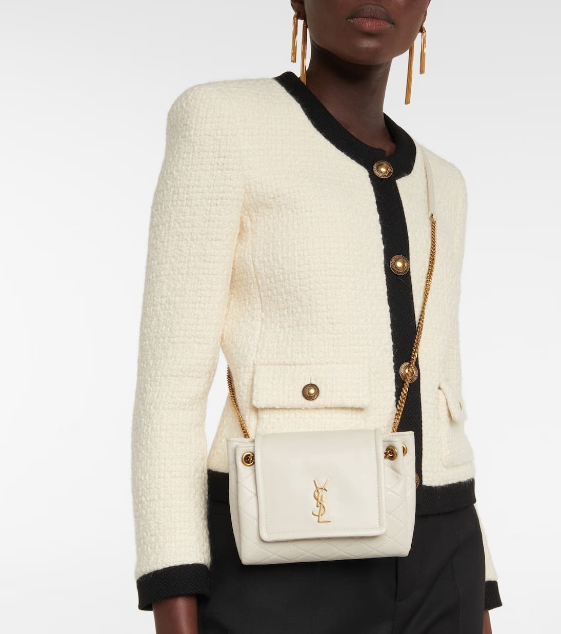 Saint Laurent Nolita Mini leather shoulder bag
