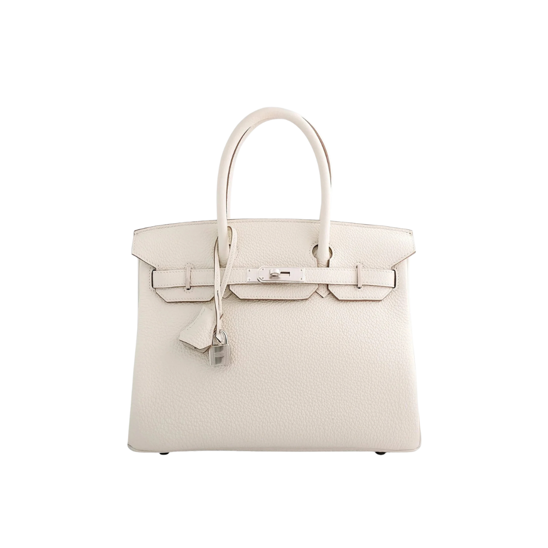 Hermès Birkin 30 Togo Mushroom Palladium Hardware