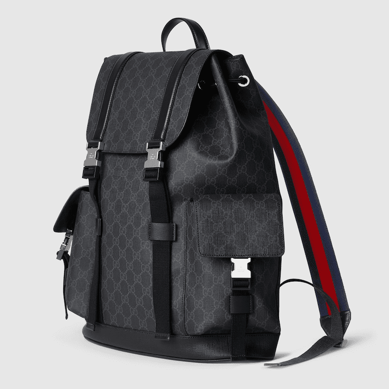 GUCCI BLACK LARGE BACKPACK