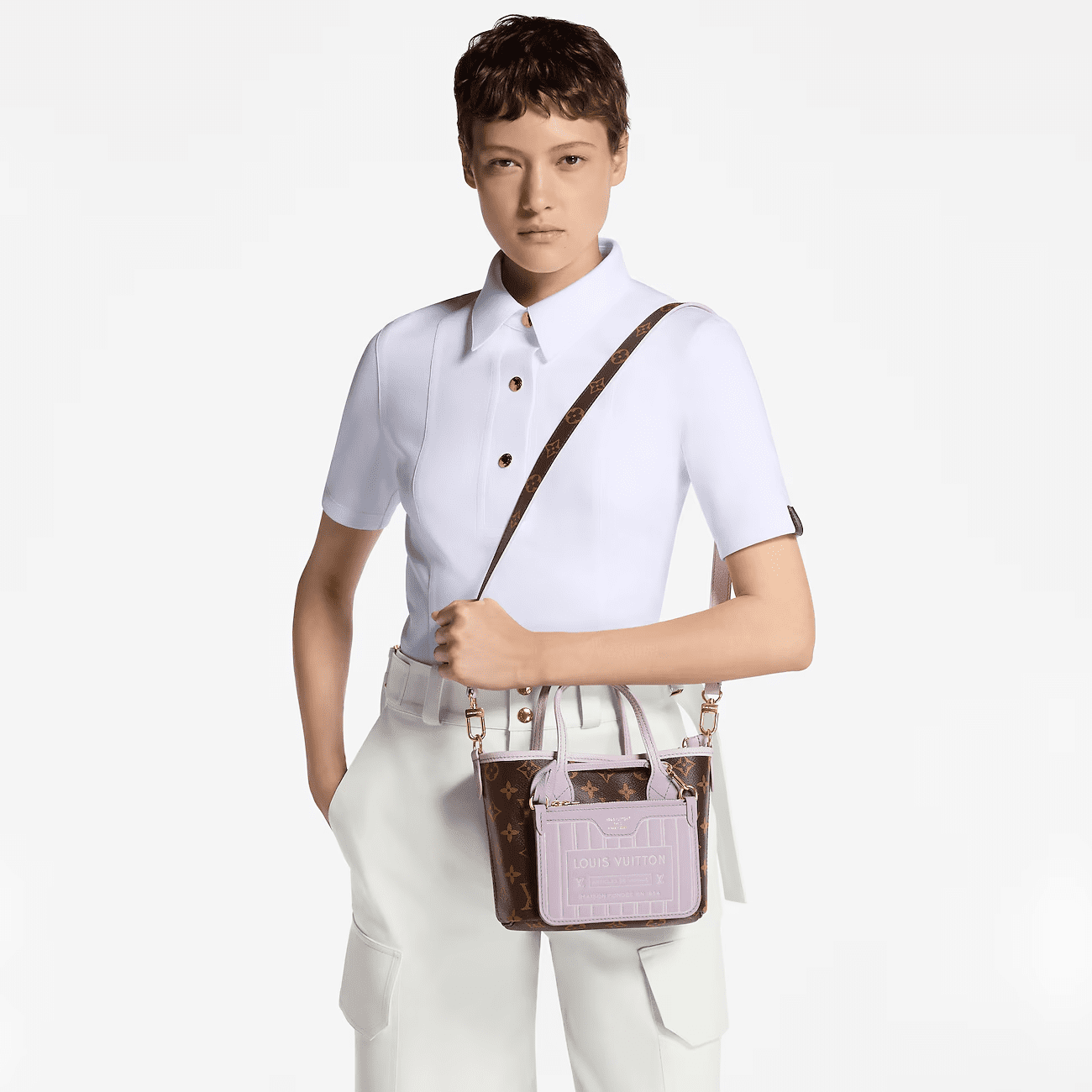 Louis Vuitton M25656 Neverfull Bandoulière Inside Out BB