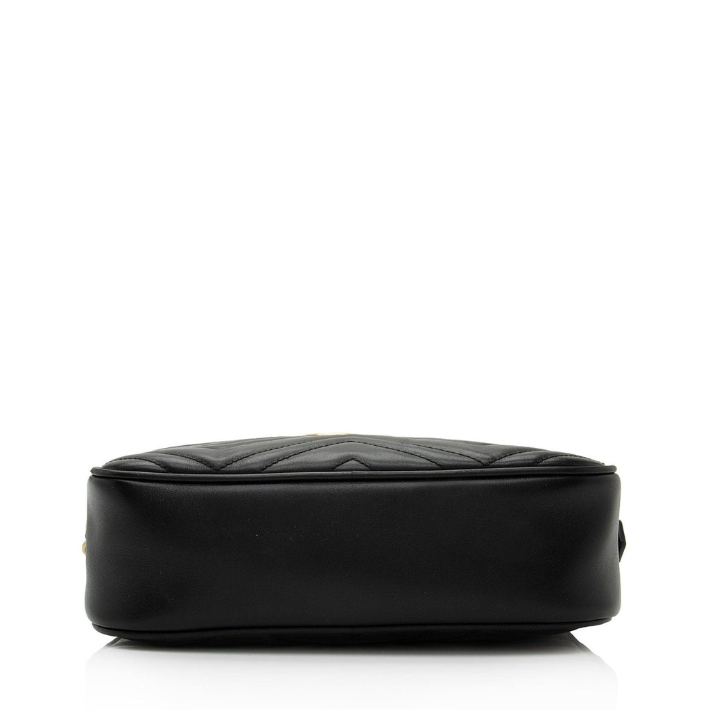 Gucci Matelasse Leather GG Marmont Small Shoulder Bag (SHF-8WEwIl)