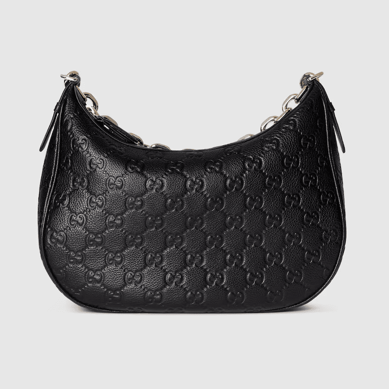 GG EMBLEM LARGE SHOULDER BAG