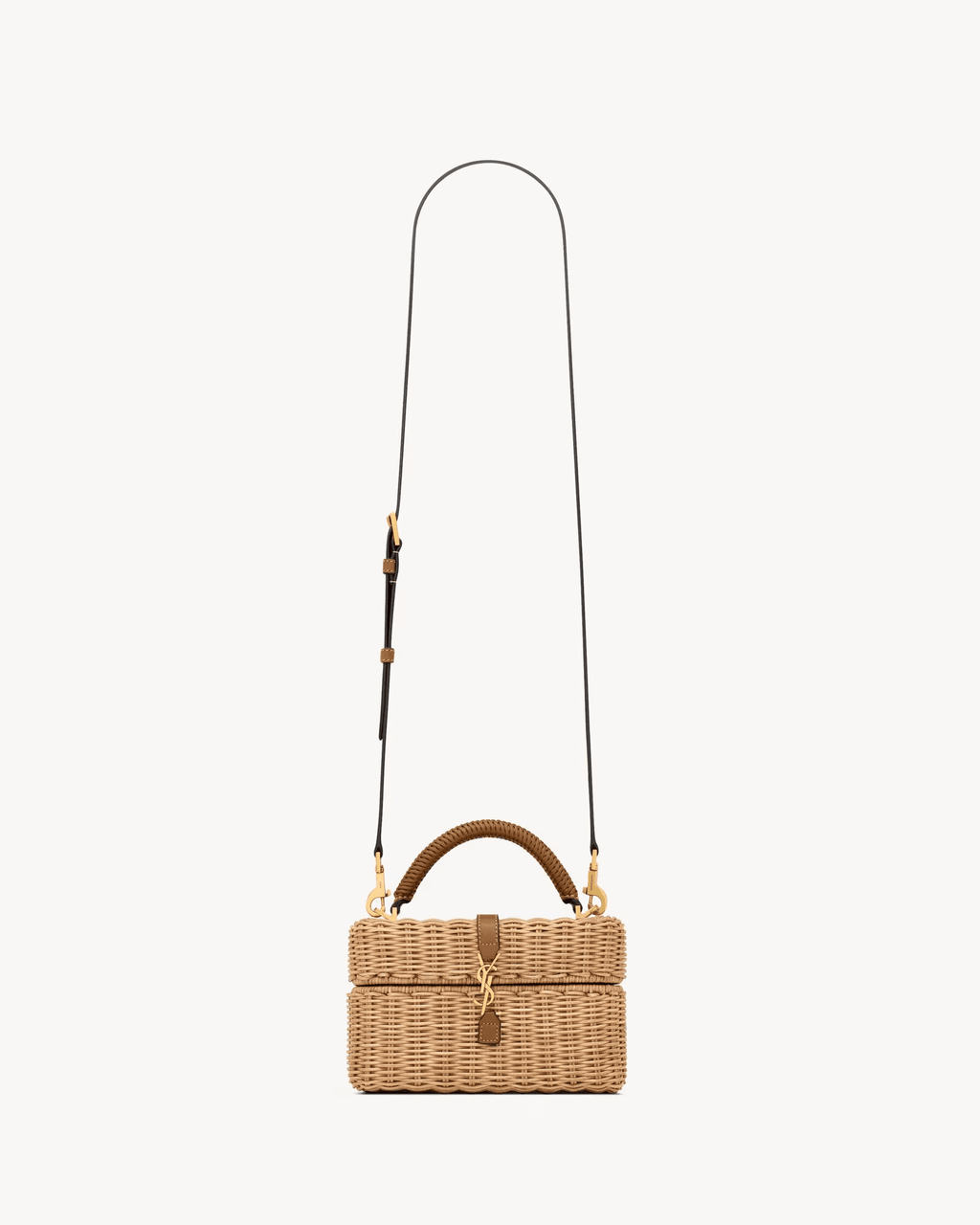 Saint Laurent GABY vanity bag in osier