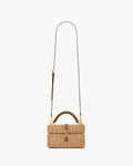 Saint Laurent GABY vanity bag in osier