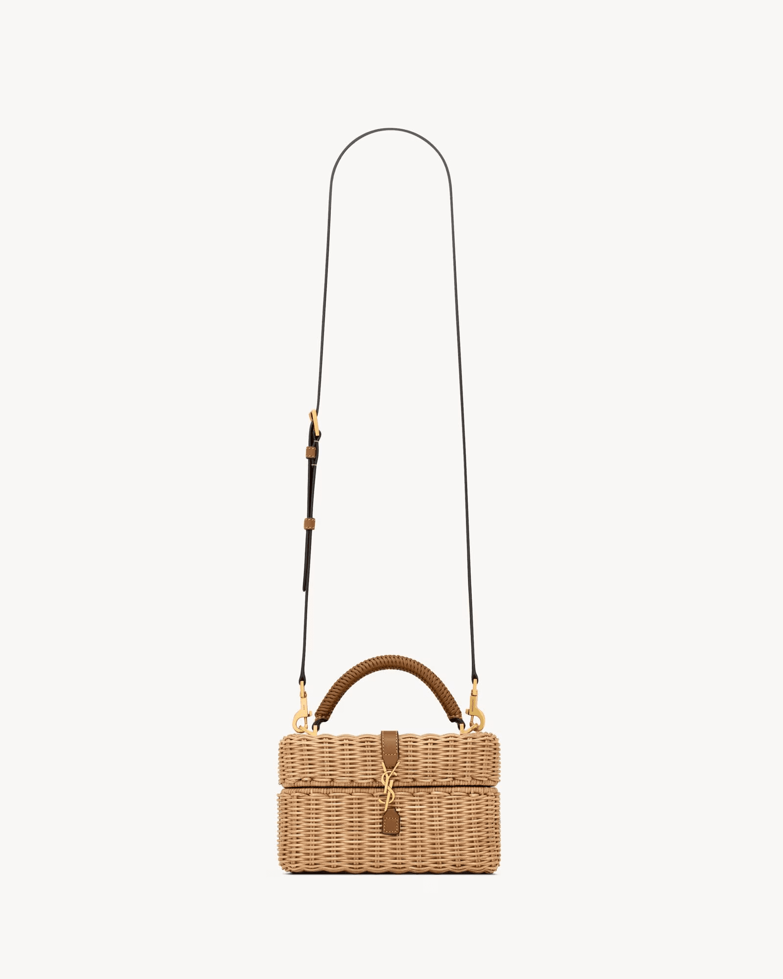 Saint Laurent GABY vanity bag in osier